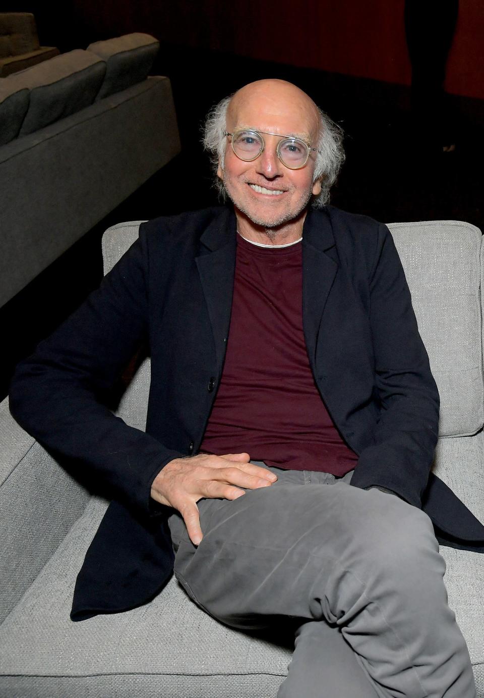 Larry David smiling