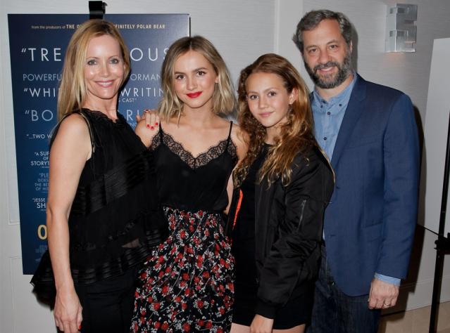 Leslie Mann Says She's So Proud of Daughters Maude and Iris