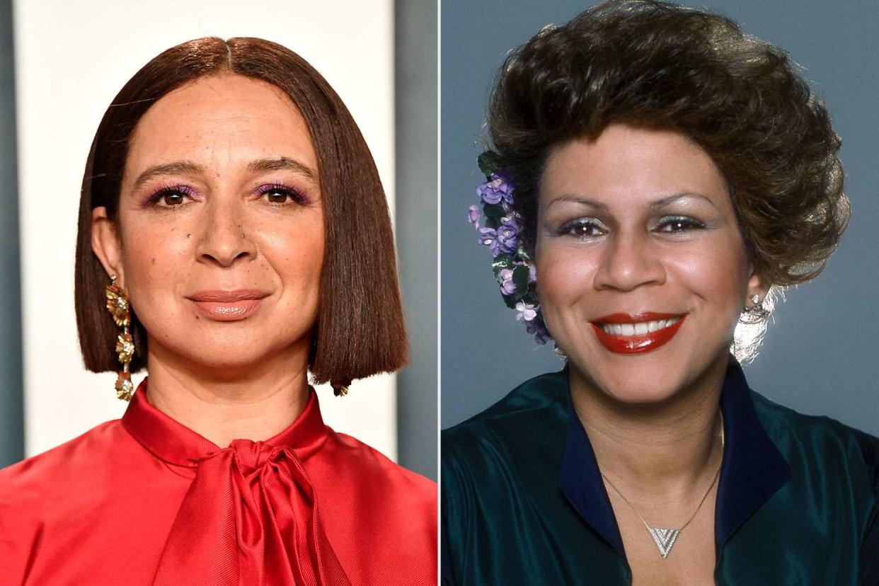 <p>getty (2)</p> Maya Rudolph; Minnie Riperton