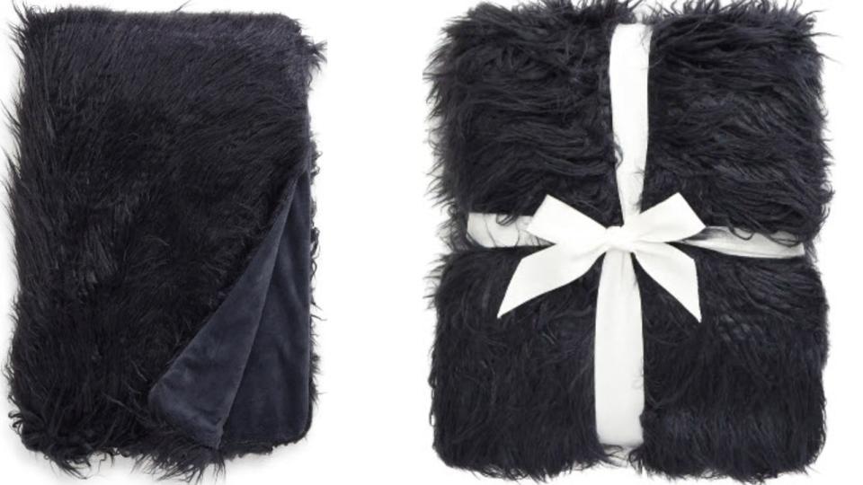 Nordstrom Mongolian Faux Fur Throw Blanket - Nordstrom. $59 (originally $99)