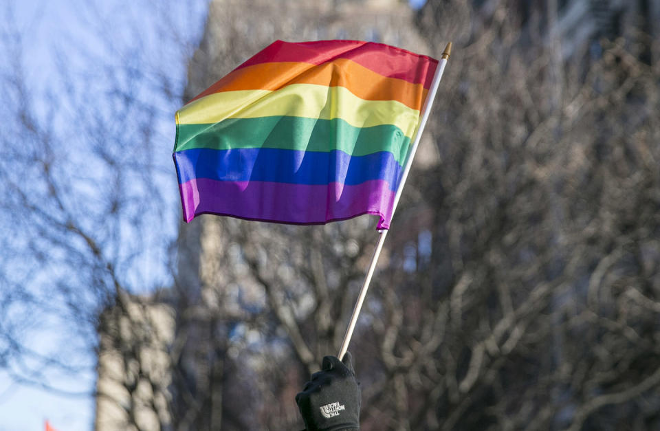 LGBT Solidarity Rally in NYC’s Greenwich Village