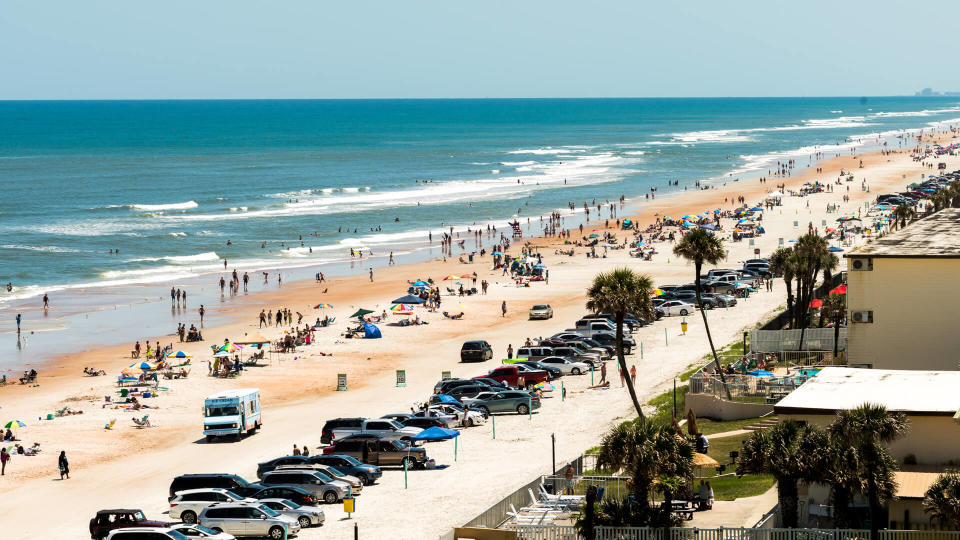 An afternoon shot of Ormond Beach in Florida.