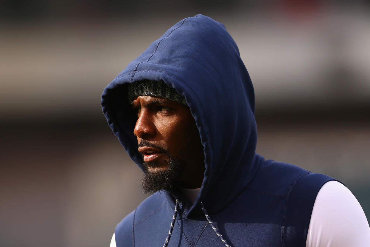 Dez Bryant isn’t concerned that he still hasn’t found a team to play for next season, telling a user on Instagram that it’s the “last problem I have.” (Getty Images)