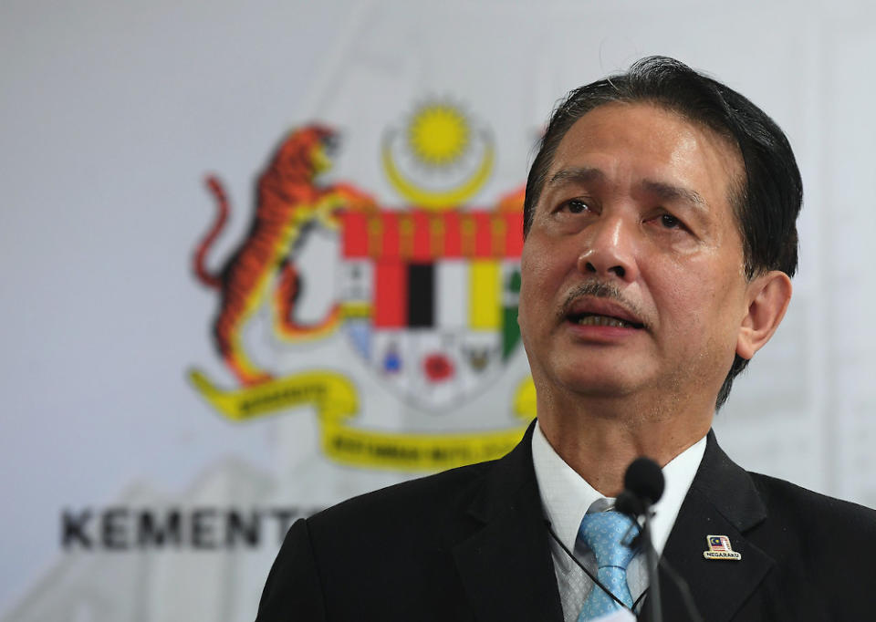 Health director-general Tan Sri Dr Noor Hisham Abdullah said that 112 cases were local transmissions and the remaining three were people who were infected while abroad. — Bernama pic