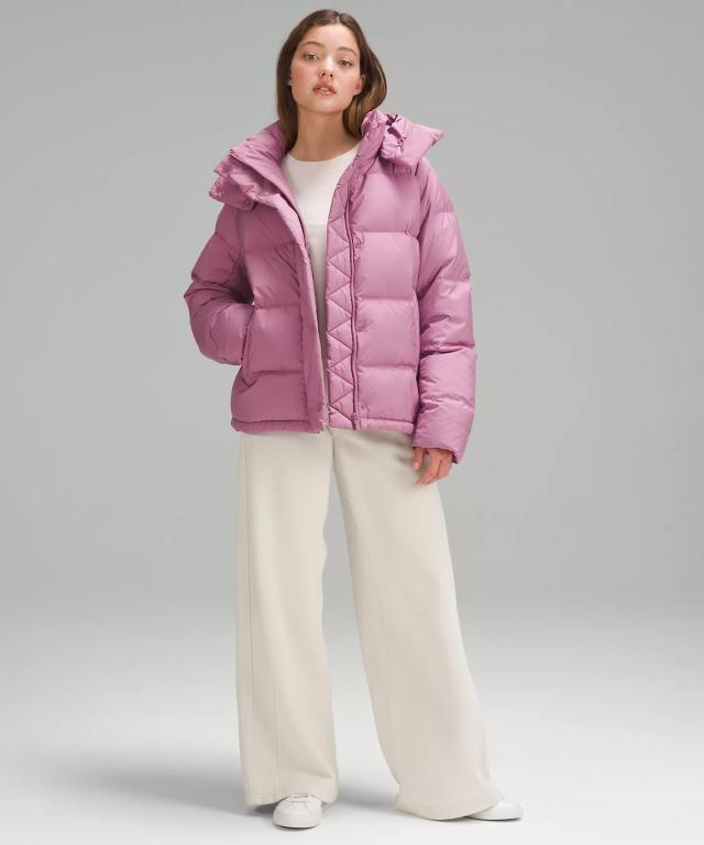 SONIC PINK Wunder Puff Cropped Vest and Jacket - just dropped in