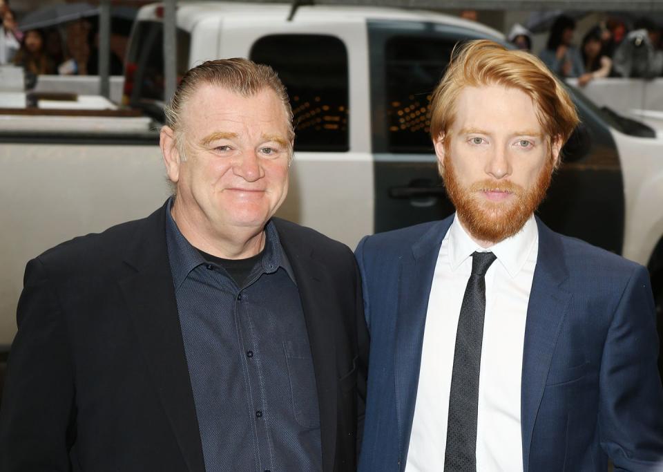 Brendan Gleeson and Domhnall Gleeson