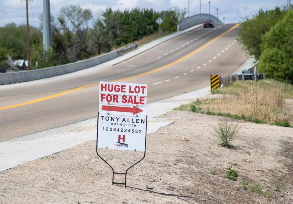 For-sale signs for residential development on cleared farm land and other vacant lots have popped up in growing areas of Nampa.