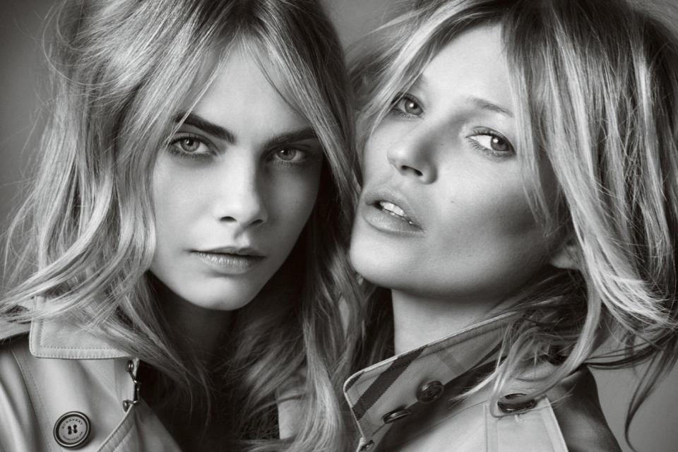 Burberry: Cara Delevingne and Kate Moss have modelled for the brand
