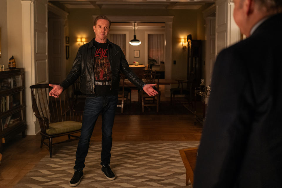 Damian Lewis as Bobby "Axe" Axelrod in BILLIONS, "Enemies List". Photo Credit: Christopher T. Saunders/SHOWTIME.