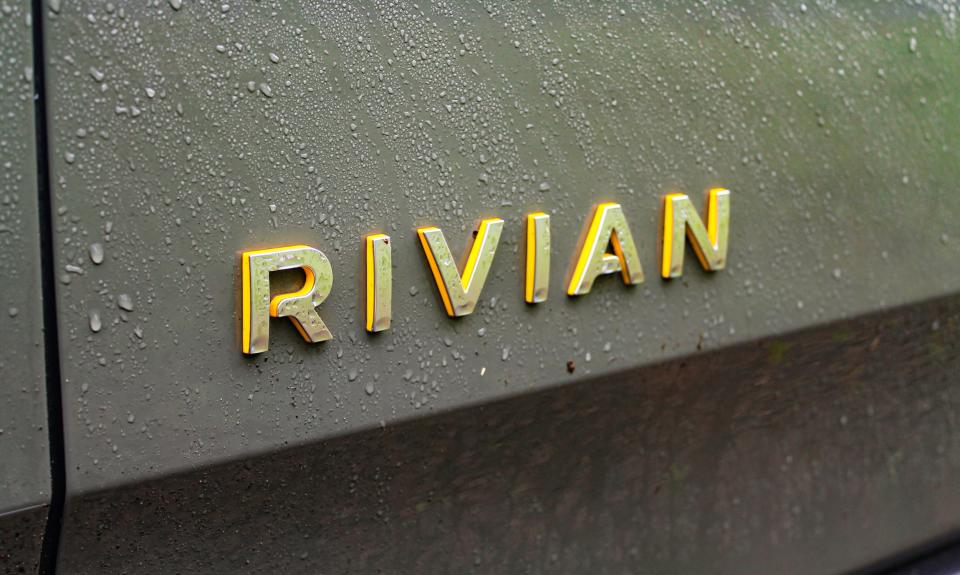 The Rivian R1S electric SUV.