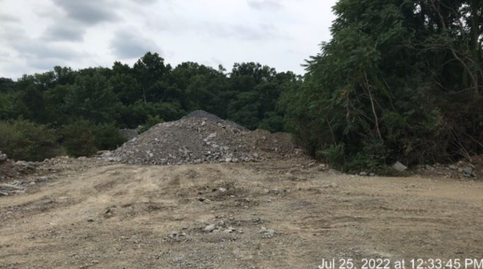 Metro Water Service officials fined the developer of Novel Harpeth Heights for illegal construction-debris dump site in and around a Bellevue stream in July 2022.