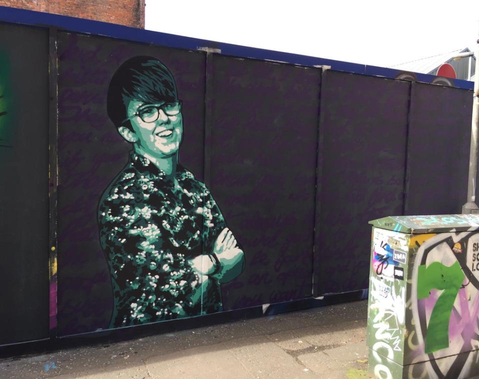 A mural in Belfast of Lyra McKee, who was shot dead in April 2009 (David Young/PA) (PA Archive)