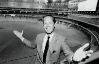 August 1, 1989: Richard Peddie, former President and CEO of Maple Leafs Sports and Entertainment, leaves the food industry for the SkyDome hot seat. (Photo by Boris Spremo/Toronto Star via Getty Images)