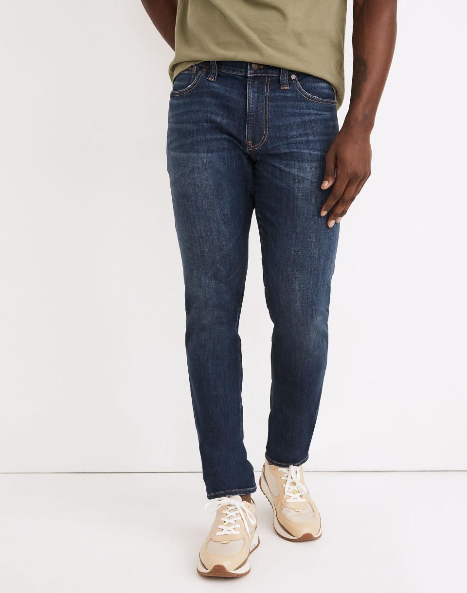 <p><a href="https://go.redirectingat.com?id=74968X1596630&url=https%3A%2F%2Fwww.madewell.com%2Fathletic-slim-jeans-in-leeward-wash-coolmaxreg%253B-denim-edition-MA242.html&sref=https%3A%2F%2Fwww.menshealth.com%2Fstyle%2Fg25700962%2Fbest-mens-travel-pants%2F" rel="nofollow noopener" target="_blank" data-ylk="slk:Shop Now;elm:context_link;itc:0;sec:content-canvas" class="link ">Shop Now</a></p><p>Athletic Slim Jeans</p><p>madewell.com</p><p>$138.00</p>