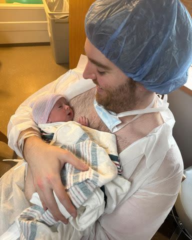 <p>Shane Dawson/instagram</p> The new parents posted photos bonding with the newborns in hospital