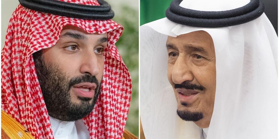 MBS and King salman side by side composite
