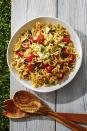 <p>Turn your college go-to into a standout summer side dish by mixing in chopped cucumbers, tomatoes, and cabbage. </p><p>Get the <a href="https://www.goodhousekeeping.com/food-recipes/a39330/honey-lime-ramen-salad-recipe/" rel="nofollow noopener" target="_blank" data-ylk="slk:Honey-Lime Ramen Salad recipe;elm:context_link;itc:0;sec:content-canvas" class="link "><strong>Honey-Lime Ramen Salad recipe</strong></a><em>.</em></p>
