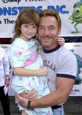 Danny Bonaduce and daughter at the Hollywood premiere of Monsters, Inc.