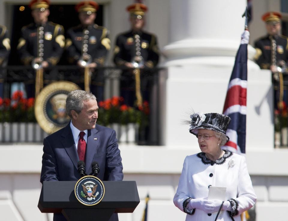 With George W Bush in 2006 (AFP/Getty)