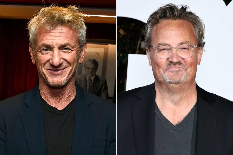 <p>Shannon Finney/Getty; Robin L Marshall/WireImage</p> Sean Penn and Matthew Perry.