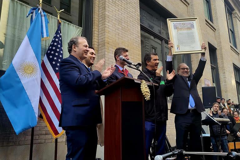 La inauguración de la Charly García corner en Nueva York