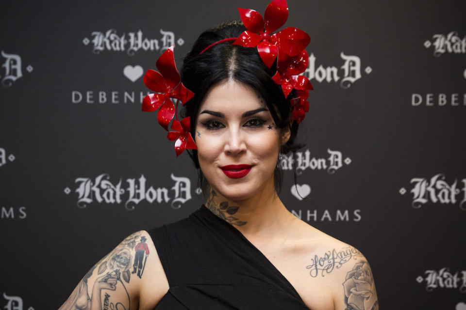 Kat Von D shared peeks of shoe collection coming out this year