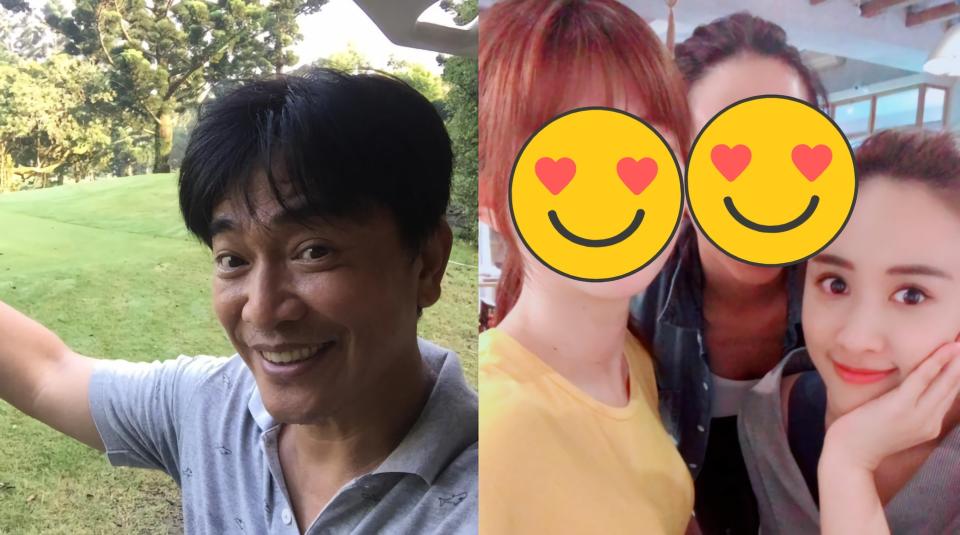 ▲藝人吳宗憲（左圖）家有3名女兒，長女吳姍儒分享與兩位正妹合照，被誤會是親姊妹關係。（圖／翻攝臉書 , 2018.09.28）