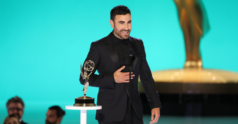 Brett Goldstein at the Emmys.