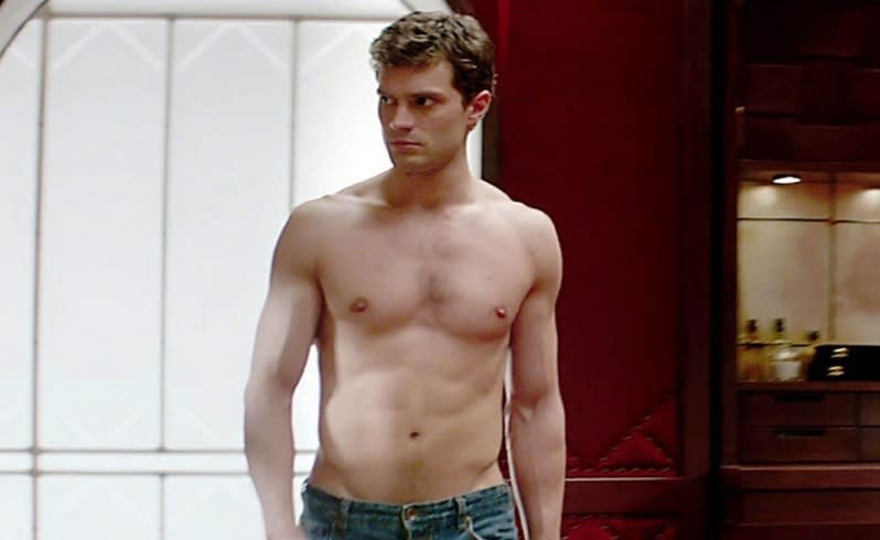 Jamie Dornan in the latest trailer for 50 Shades of Grey.