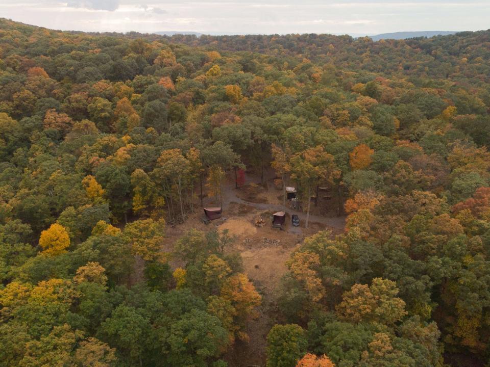 Jupe's off-grid tiny home hotel.