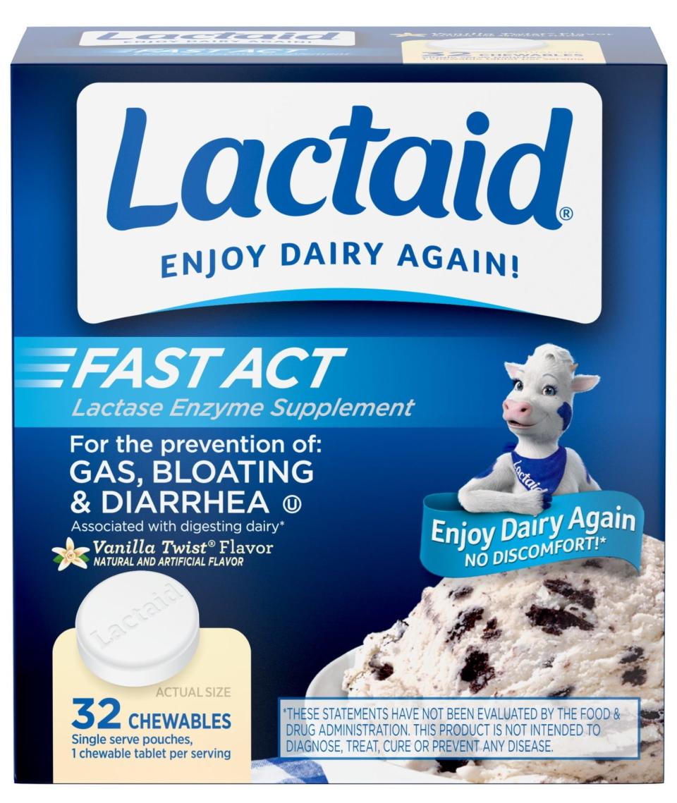 the packaging of lactose pills