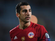 Noch nie nahm Armenien an einer Welt- oder Europameisterschaft teil. Und das bleibt zunächst auch so: Die Mannschaft um Fußball-Star Henrikh Mkhitaryan landete in der Gruppe E lediglich auf dem fünften Rang. (Bild-Copyright: Kirill KUDRYAVTSEV/AFP)