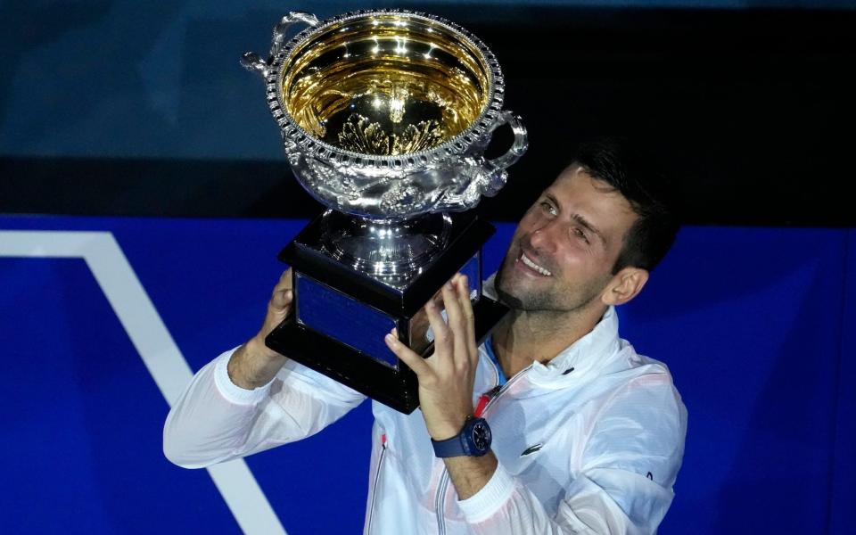 Djokovic vs Tsitsipas australian open 2023 final live score - AP