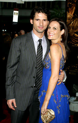 Eric Bana and wife Rebecca Gleeson at the New York premiere of Warner Brothers' Troy