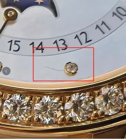 受損的手表。（圖／翻攝自北京朝陽法院微信）