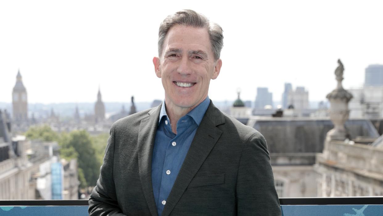 LONDON, ENGLAND - JUNE 18: Rob Brydon attends the My Lady Jane Photocall at Hotel Cafe Royal on June 18, 2024 in London, England. (Photo by John Phillips/Getty Images)