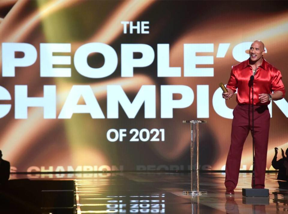 Dwayne Johnson, 2021 People's Choice Awards, Show, Winner