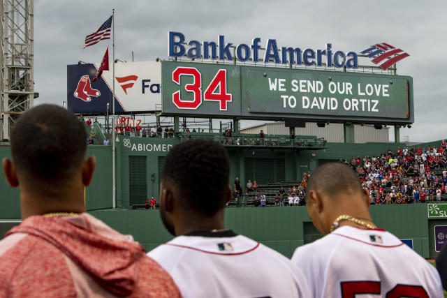 Robinson Cano reacts to David Ortiz shooting