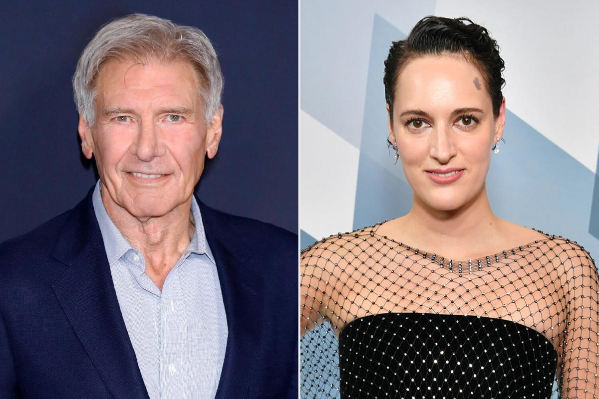 Phoebe Waller-Bridge flashes bra with Harrison Ford on 'Indiana Jones' red  carpet