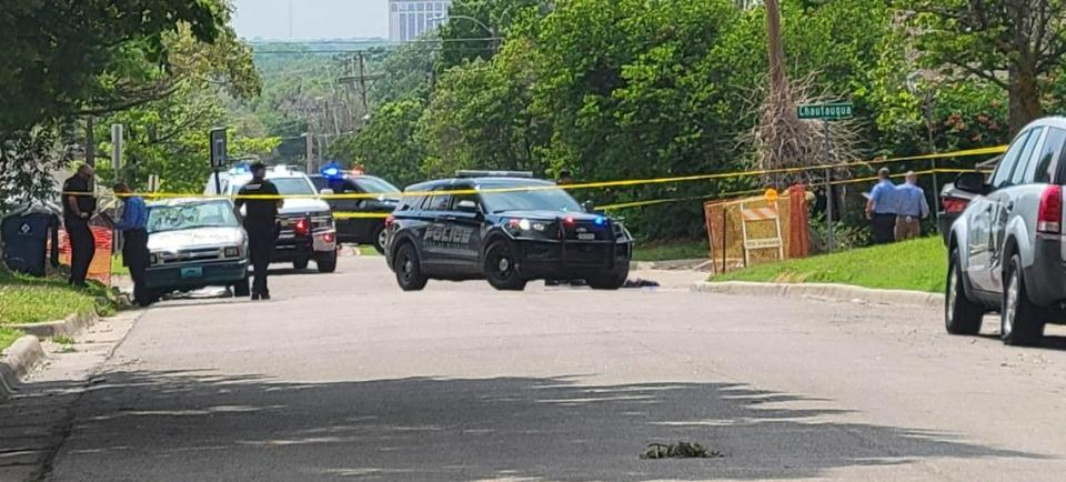 One man was taken to the hospital Tuesday afternoon in critical condition after a shooting that happened at 18th and Chautauqua.