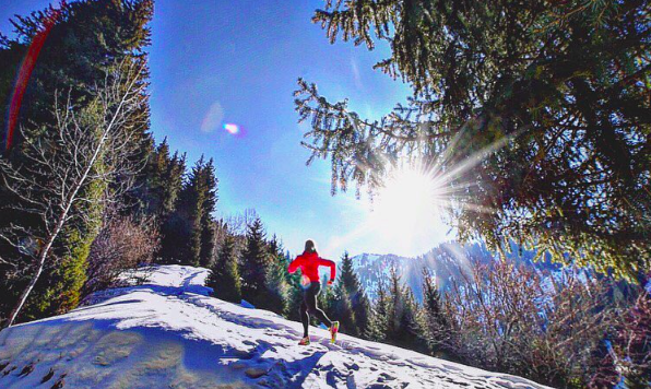 Running in the mountains of Kazakhstan