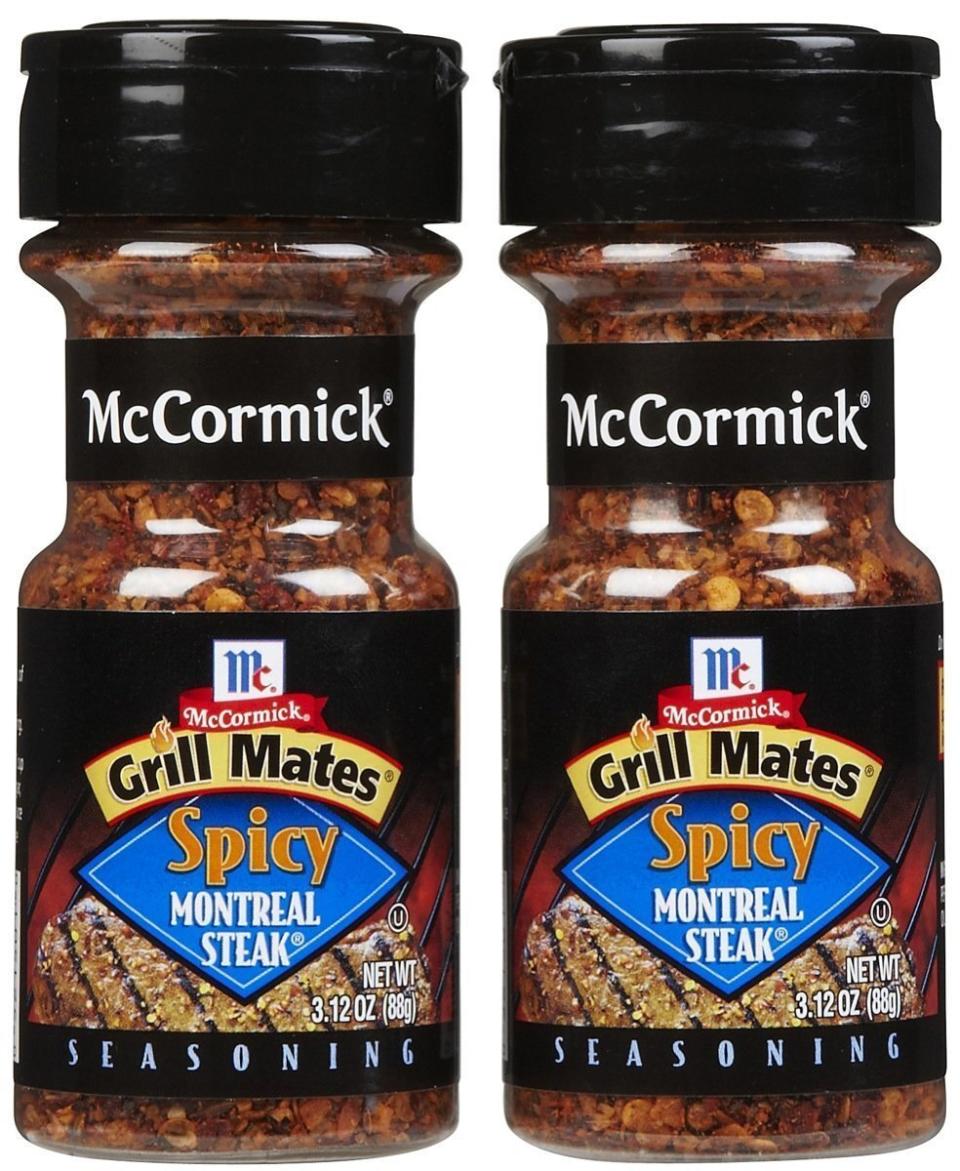 McCormick Grill Mates Spicy Montreal Steak Seasoning, Two Pack