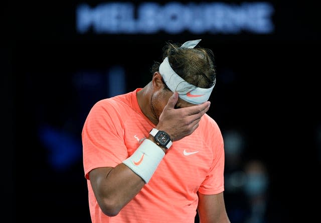 Rafael Nadal put his foot in it in the press room 