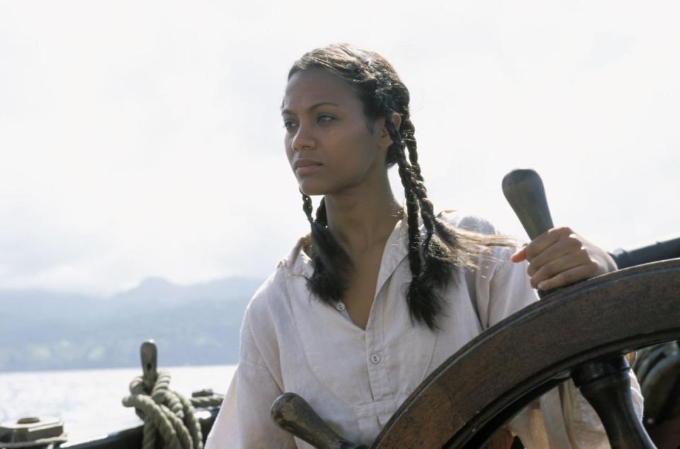 Saldana in the first Pirates movie (Disney)