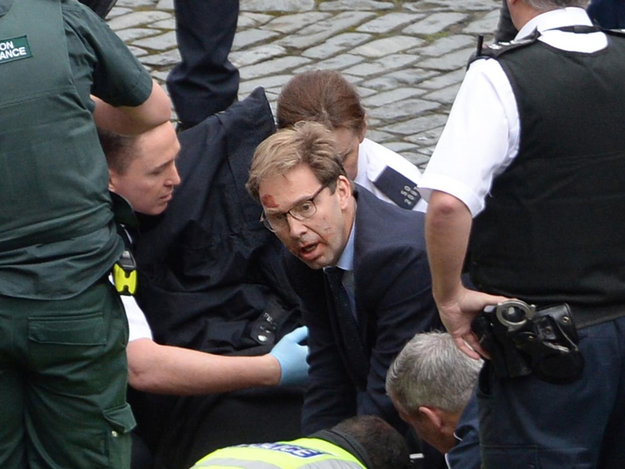 Tobias Ellwood performed CPR on the officer: PA