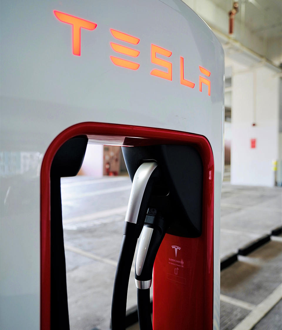 7月底前將完成全臺29座超級充電站CCS2規格升級。(圖片來源/ Tesla)