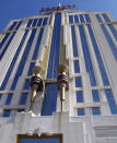 This Oct. 1, 2020 photo shows the exterior of Resorts Casino in Atlantic City, N.J. On Thursday, April 18, 2024, numerous executives from some of the largest gambling companies in America said Atlantic City will soon face threats not only from casinos expected to open in or near New York City, but also from a renewed push for a casino in the northern New Jersey Meadowlands, just outside New York. (AP Photo/Wayne Parry)