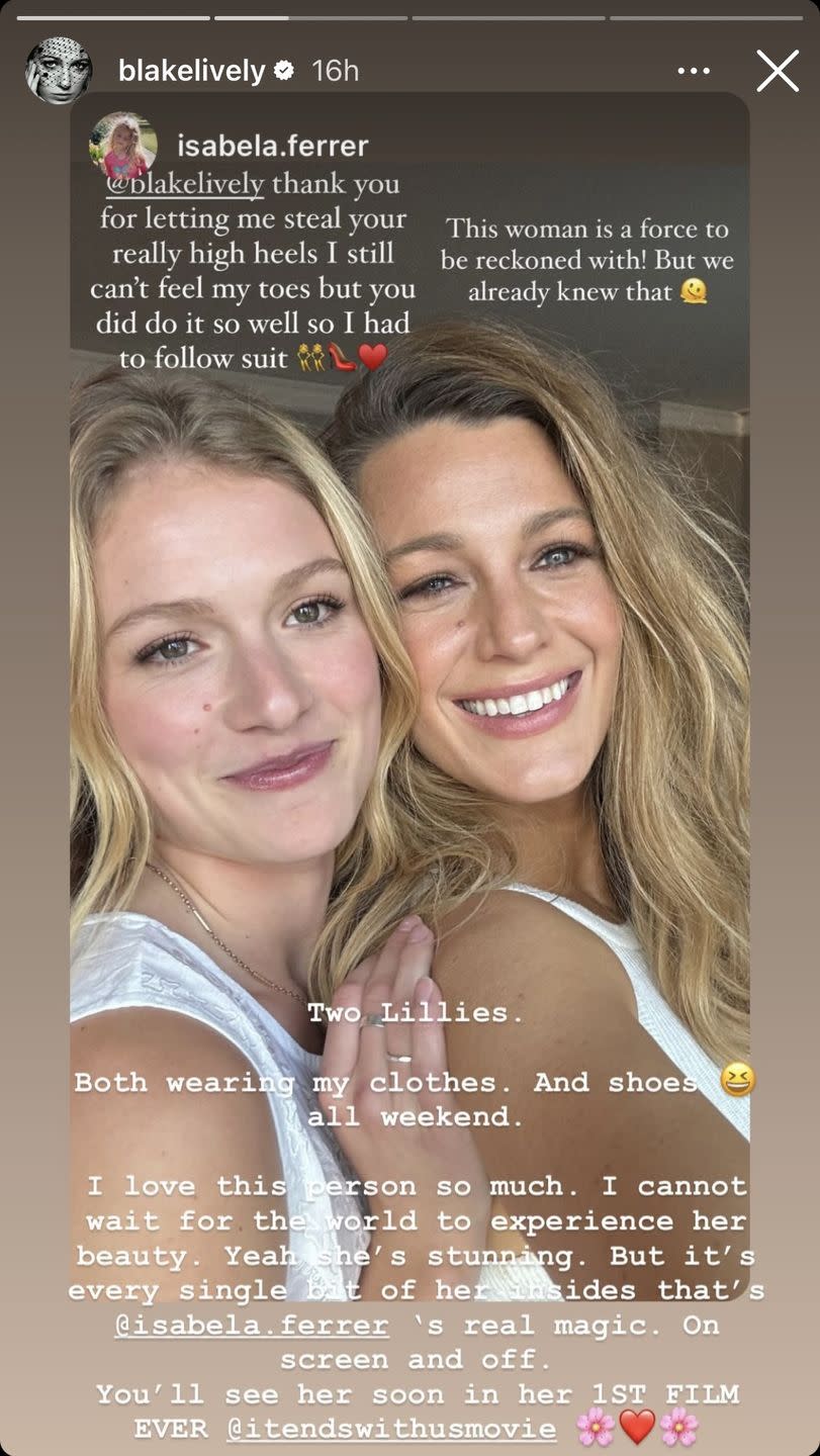 blake lively instagram screenshots