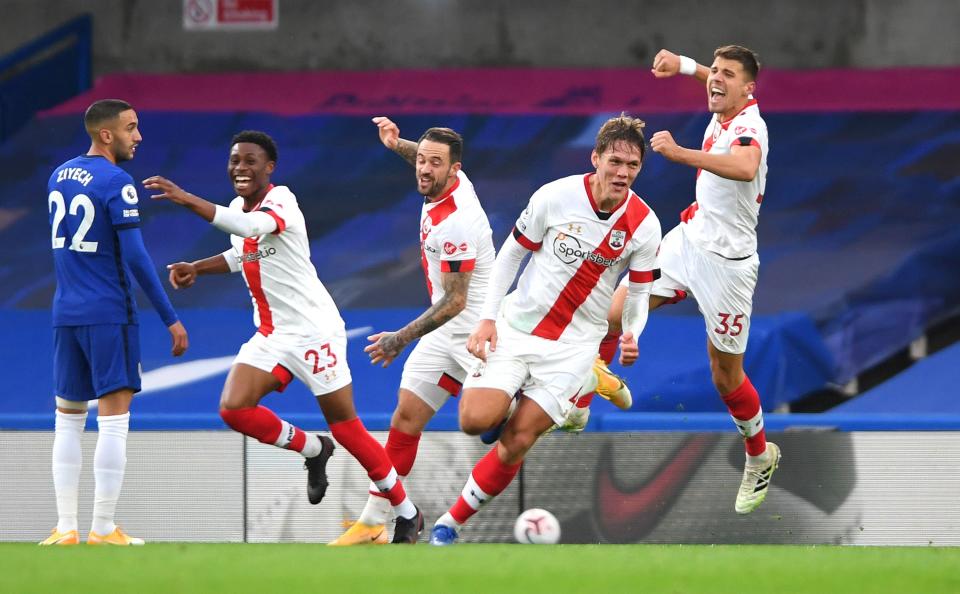 Jannick Vestergaard of Southampton celebratesGetty