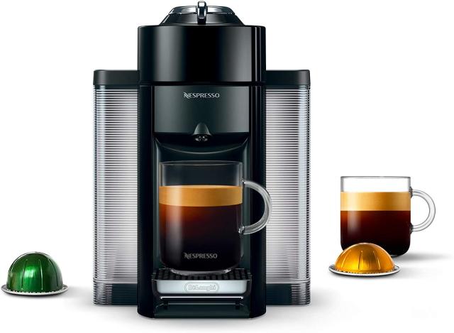 Nespresso Vertuo Next Premium Coffee and Espresso Machine by De'Longhi,  Black Rose Gold with Aeroccino Milk Frother - Macy's